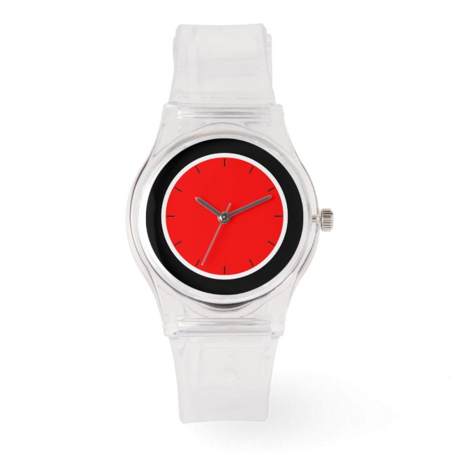 montre rouge et noire maximale (Recto)