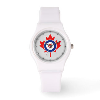 Montre Rounde canadienne de la feuille d'érable Mod CANAD