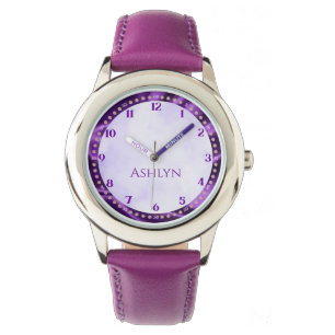 Montre Royal Purple Princess Personnalisé Enfants Apprent