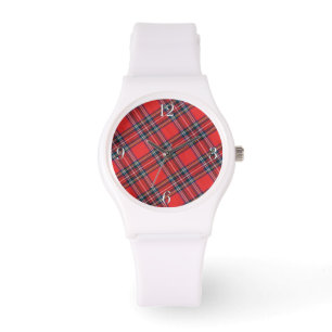 Montre Royal Stewart Modern Scottish Highland Clan Tartan