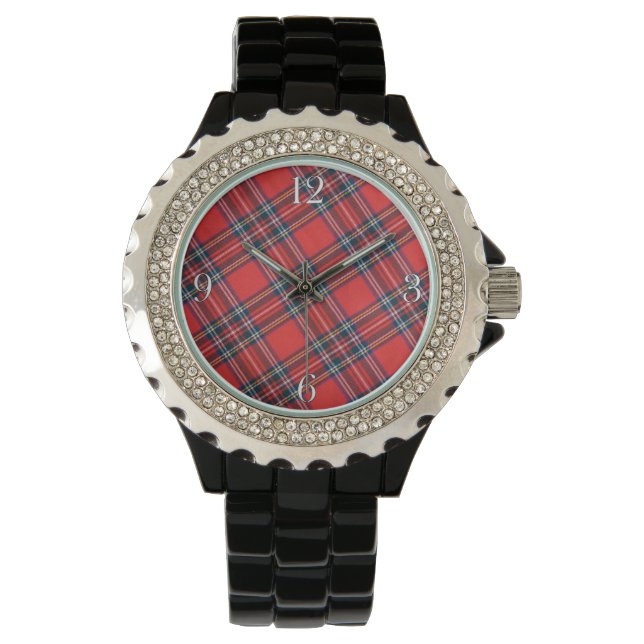 Montre Royal Stewart Modern Scottish Highland Clan Tartan (devant)