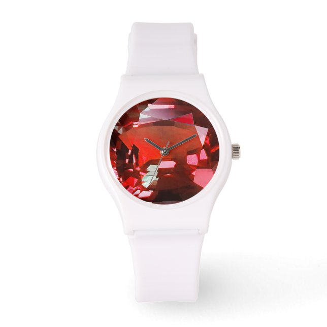 Montre Ruby Gemstone Red (Recto)