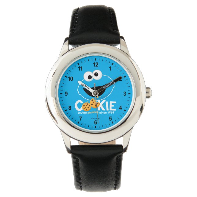 Montre Rue Sésame | Cookie Monster Lookies (devant)