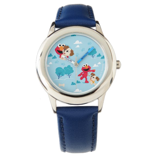 Montre Rue Sésame | Motif Elmo & Tango (devant)