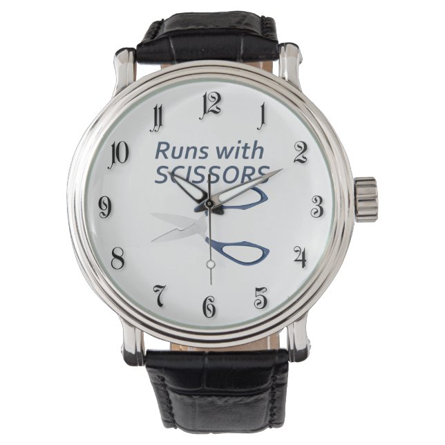 Montre Runs avec scissors (devant)