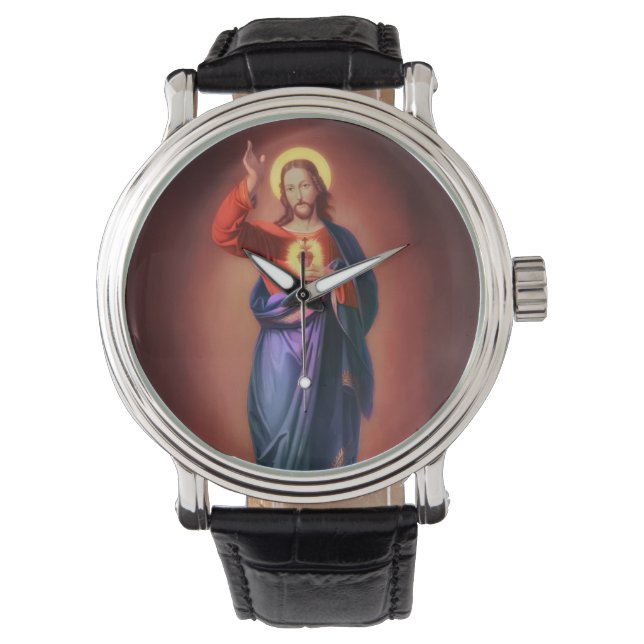 Montre Sacré Coeur de Jésus-Christ (devant)
