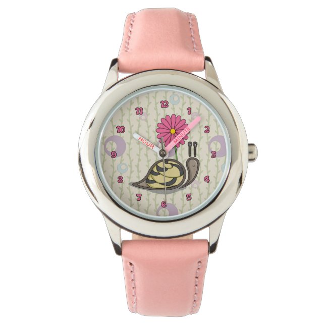 Montre Sadie l'escargot (devant)