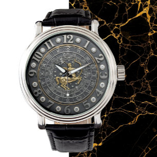 Montre Sagittaire, signe zodiaque, Steampunk, pier