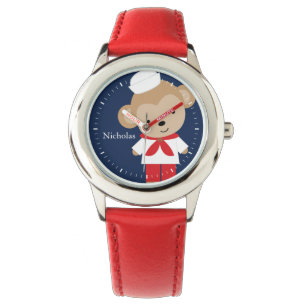 Montre Sailor Singe Personnalisé Enfant