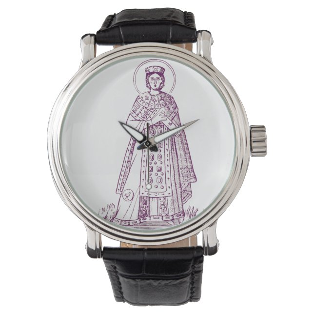 Montre Saint Agnes de Rome mosaïque grecque (devant)