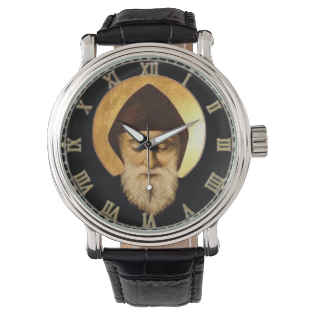 Montre Saint Charbel (Sharbel) Makhlouf rite maronite (devant)