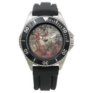 Montre Saint Frances Ange et Oiseaux