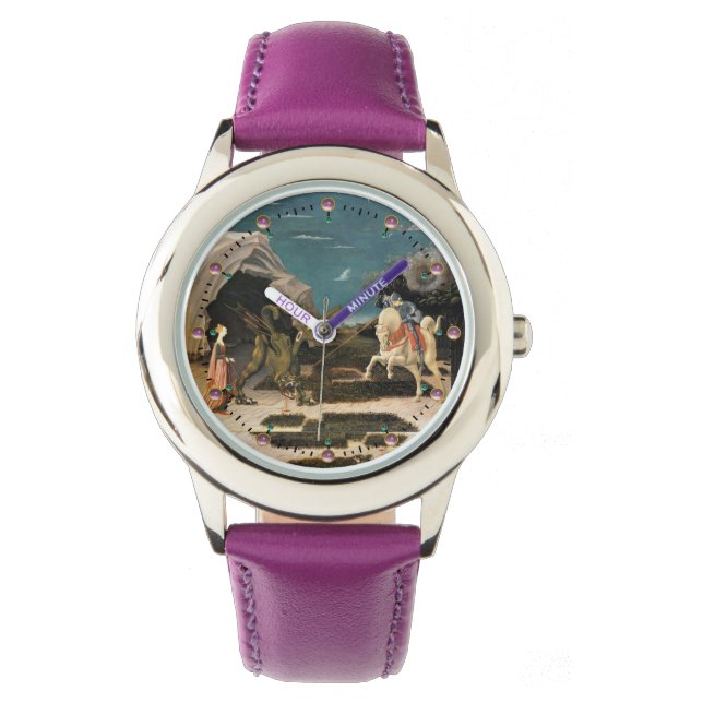 MONTRE SAINT GEORGE, DRAGON ET PRINCESS (devant)