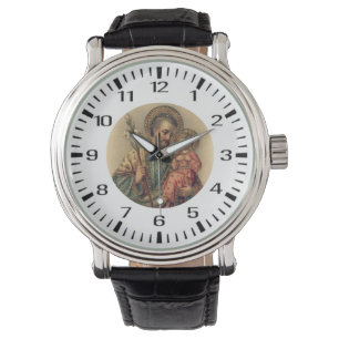 Montre Saint Joseph Enfant Jésus Lys traditionnels