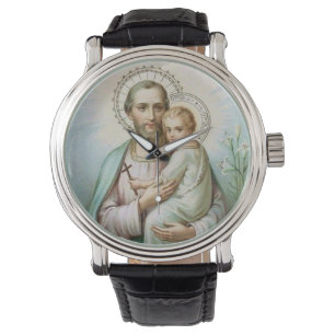 Montre Saint Joseph Enfant Jésus Lys traditionnels