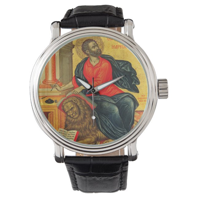 Montre Saint Marc l'icône évangélique orthodoxe (devant)