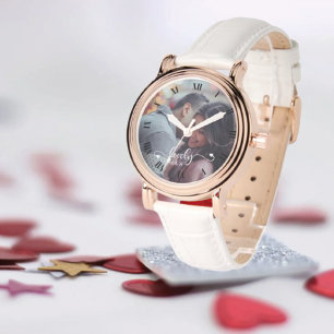 Montre Saint Valentin Photo Rouge Custom