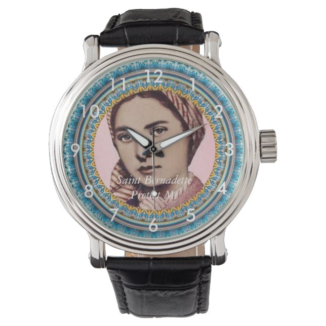 Montre Sainte Bernadette Protégez-Moi (devant)