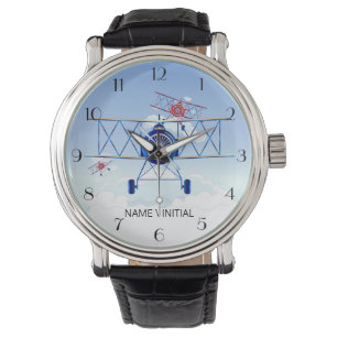 Montre Salon de pilote d'avion de l'aviation Vintage