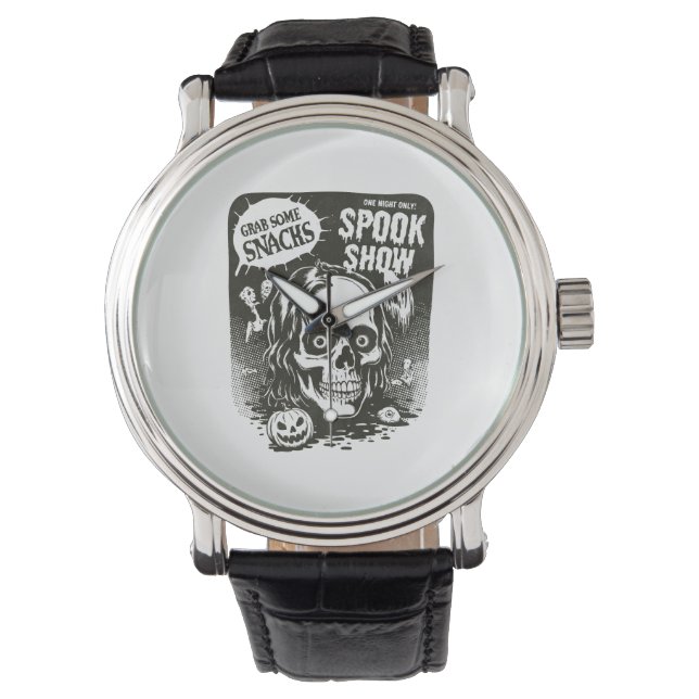 Montre Salon vintage Halloween Spook (devant)