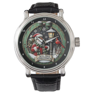 Montre Salutations de saison Père Noël Cardinal 