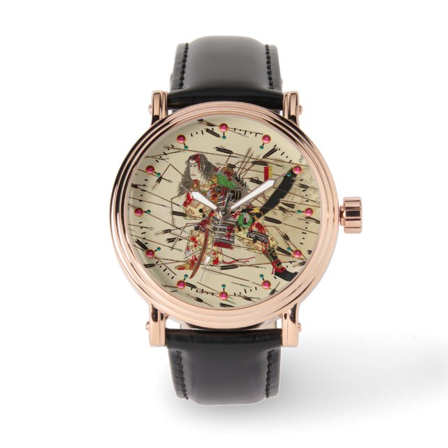 MONTRE SAMURAI MASATSURA SE BATTRE DANS UNE DOUCHE DE FLÈ (Recto)