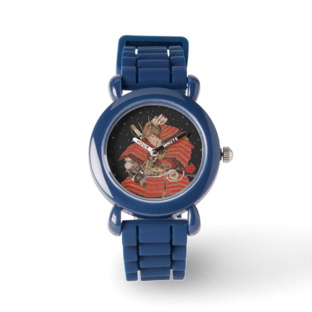 Montre Samurai Warrior Art japonais Vintage (Recto)