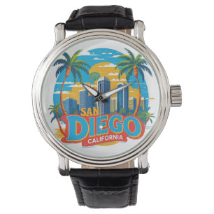 Montre San Diego Skyline Californie – Art de Paysage Urba