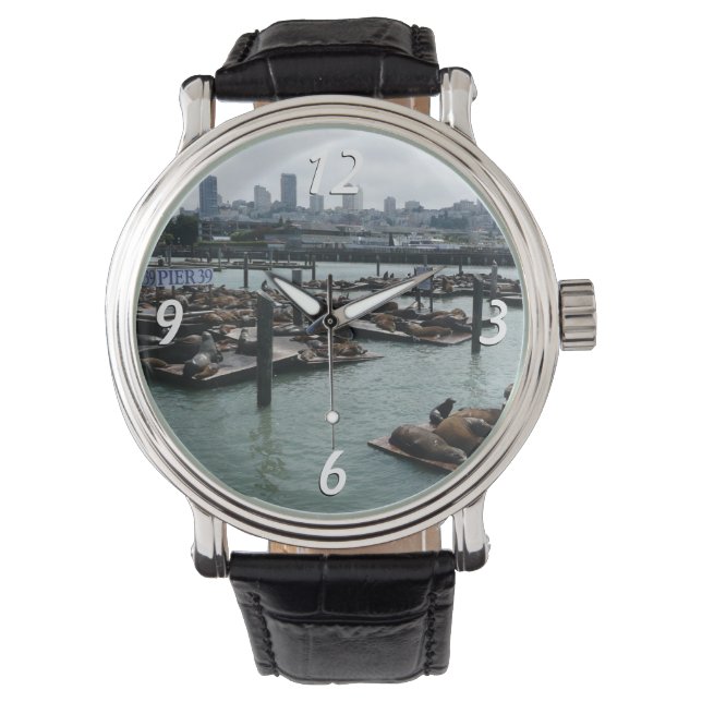 Montre San Francisco et Pier 39 Sea Lions City Skyline (devant)