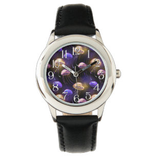 Montre Sans joint avec méduse éclatante