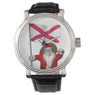Montre Santa Claus Avec L'Ensigne D'Irlande Du Nord