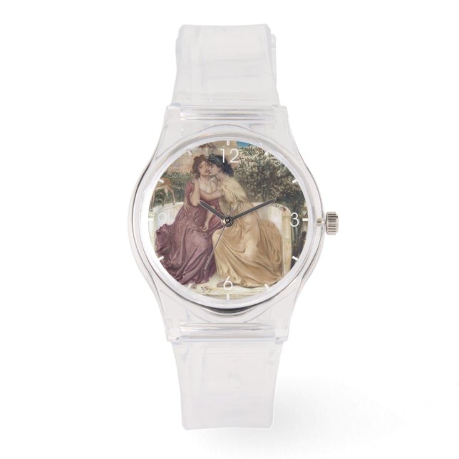 Montre Sappho et Erinna dans un jardin grec (Lesbian Love (Recto)