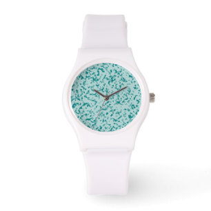 Montre Sarcelle d'hiver fraîche de camo sur l'arrière -