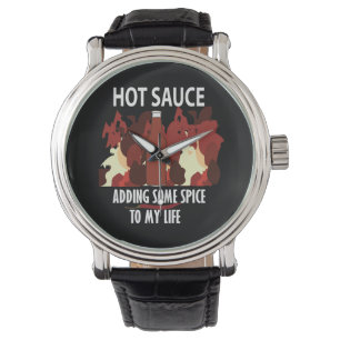 Montre Sauce chaude Ketchup Fire Red Chili Pepper