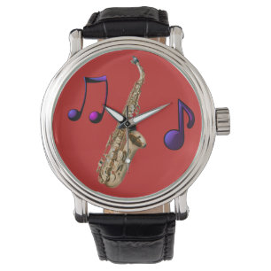 Montre Saxophone ambiance jazz