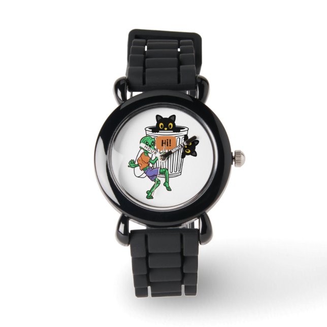 Montre Scaredy Cat Halloween (Recto)