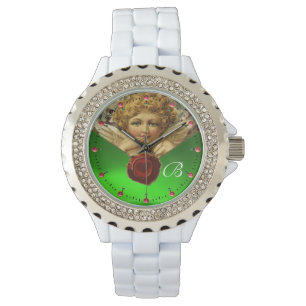 MONTRE SCEAU DE CIRE DU COEUR D'ANGE, MONOGRAMME DE GÉM É