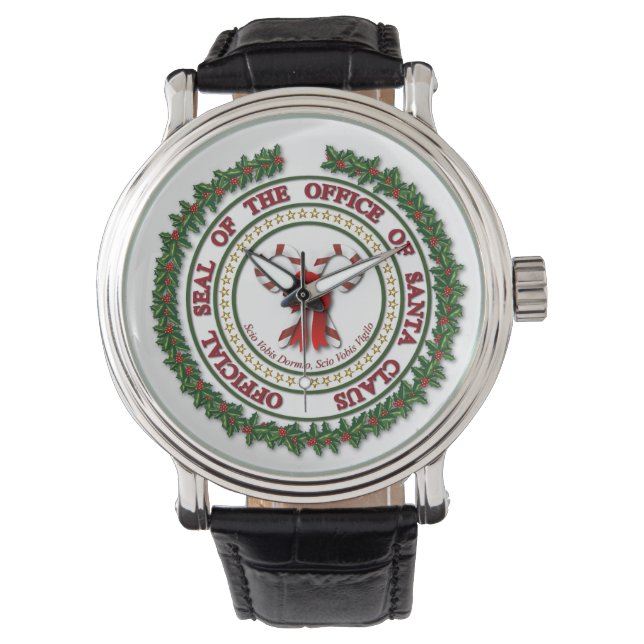 Montre Sceau du bureau du Père Noël (devant)