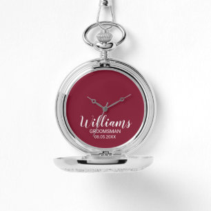 Montre Scénario moderne - Groomsman personnalisé