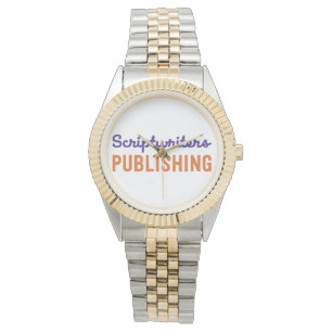 Montre Scénaristes éditant l'orange/montre pourpre