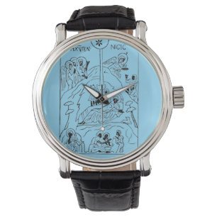 Montre Scène minimale de la Nativité orthodoxe