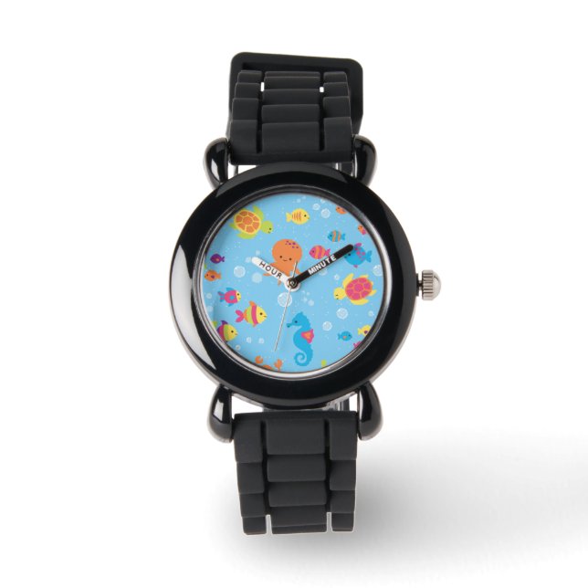 Montre Scène sous-marine mignonne (Recto)