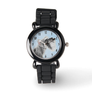 Montre Schnauzer (Géant, Standard)  Peinture - Art Canin