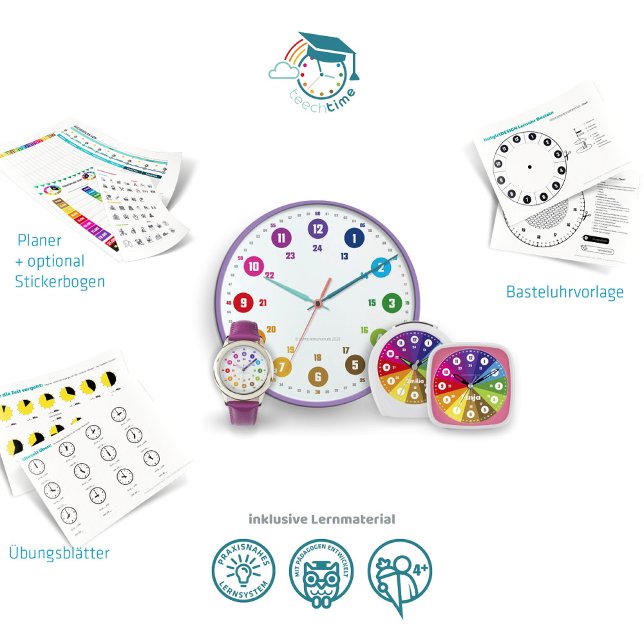 Montre Schulanfangsgeschenk Lernuhr Kinder-Armbanduhr (Créateur téléchargé)