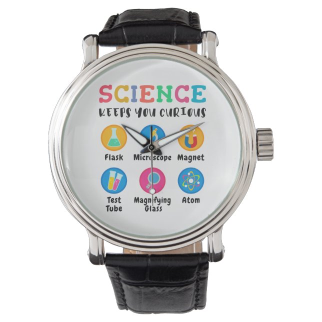 Montre Science keeps you curious (devant)