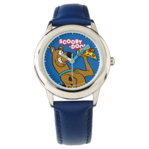 Montre Scooby-Doo avec la tranche de pizza
