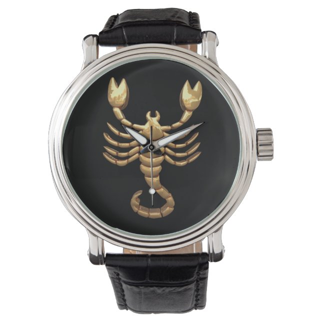 Montre Scorpion Watch – Minimalist Zodiac Timepiece  (devant)