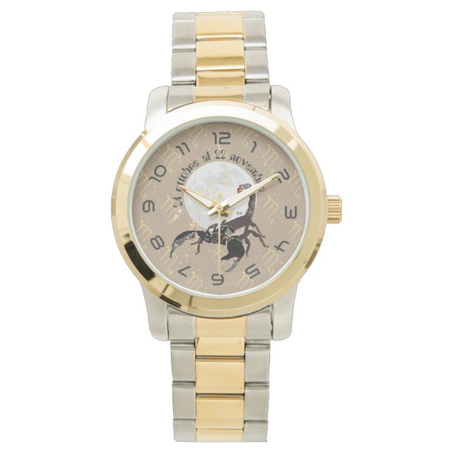 Montre Scorpione 24 ottobre al 22 novembre Orologio (devant)