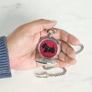 Montre Scottish Terrier Pocket Watch