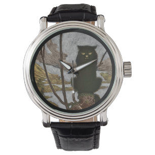 Montre Scowls à chat noir